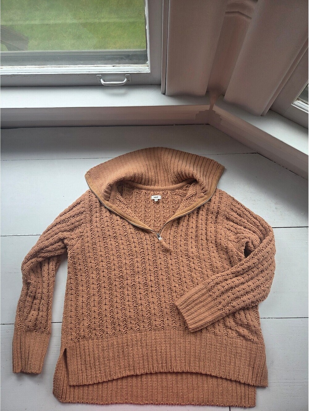 Cozy Cottage Core Cable Knit Pullover Sweater